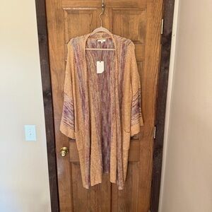 Easel Bohemian Crocheted Duster - Size 2X/3X NWTs!